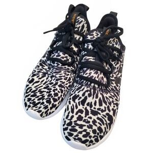 adidas Black and White Animal Print Sneakers